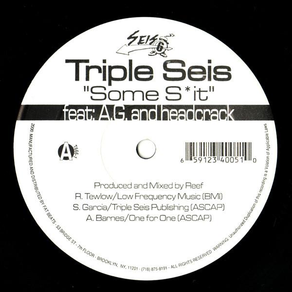 

12inch Record TRIPLE SEIS - Some Shit T6661 Fat Beats 2000 US Rap & Hip-Hop/R&B Used