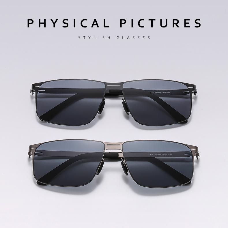 2024 Homus Nylon Polarized Sunglasses with Screwless, Weldless Design and Hollowed-Out Bridge - Model 7316.