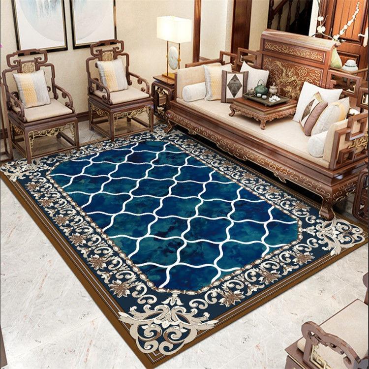 Легкая роскошь Ретро Европейский стиль Цветы Ковер Гостиная Диван Спальня Кабинет Кухня Входной Дверной Коврик Нескользящий Домашний Декор Ковер 40x60cm