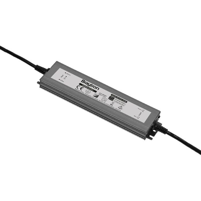 Alimentation électrique 100W IP67 en aluminium noir