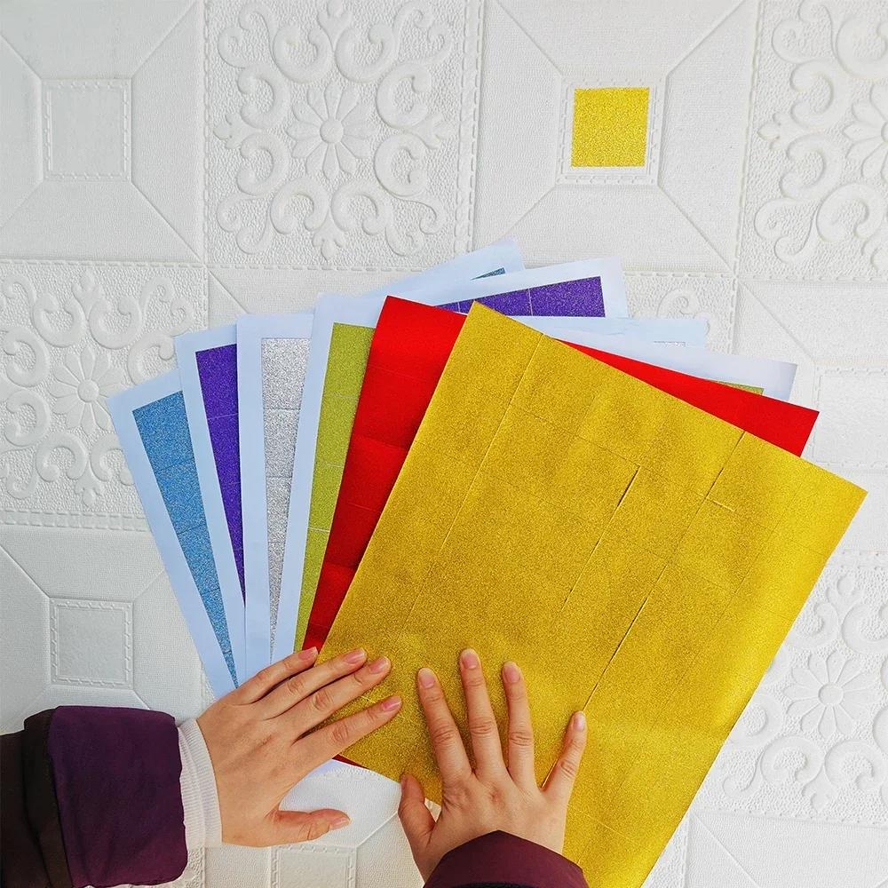 10pcs Foam 3D Foam Stickers Self-adhesive Ceiling Decorative Panels Waterproof Wallpaper Living Room Bedroom Home Decoration