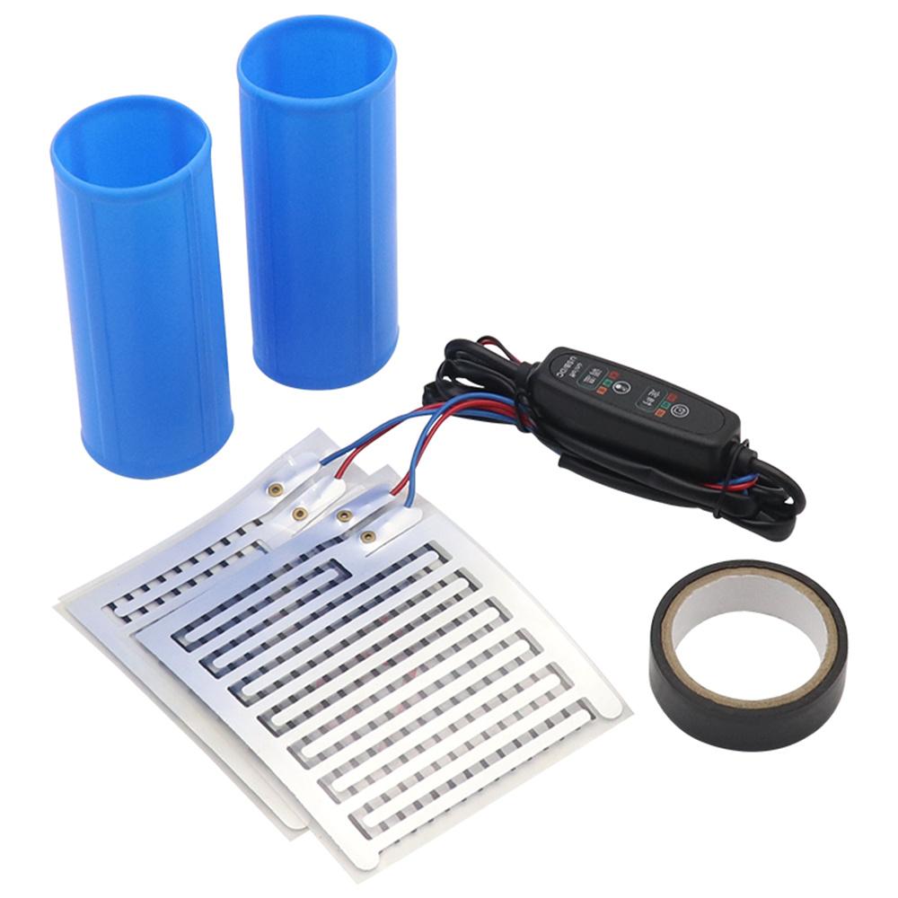 12V Silicone Heating Hand Grip Cover with Three-gear Temperature Control and Timer Switch