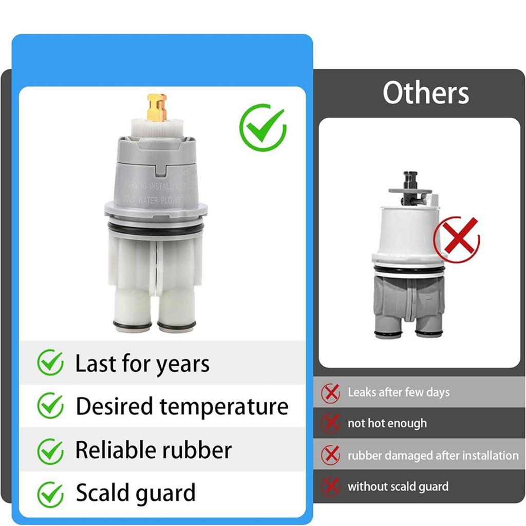 2026+RP46074 Shower Valve Compatible for 13/14 Series Bath Tub Shower Faucet Single Handle