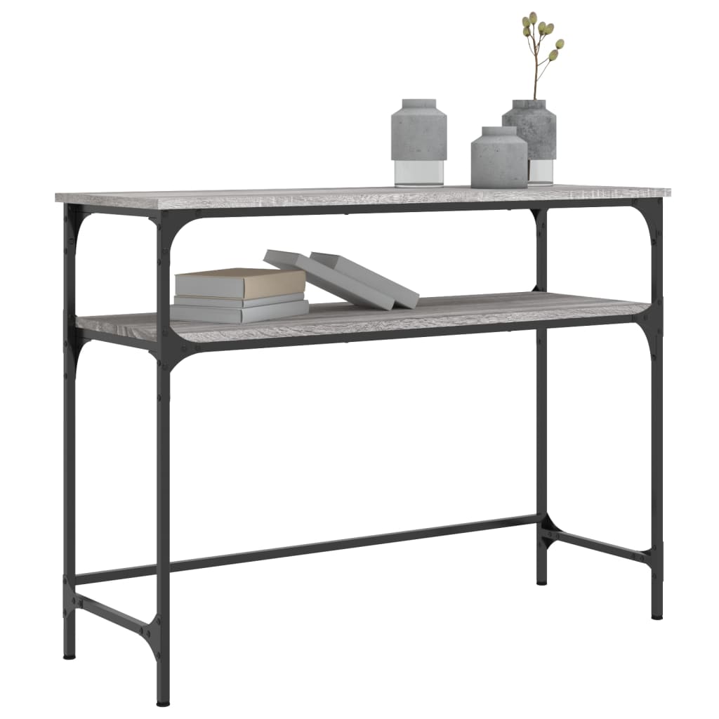 Console Table Grey Sonoma 100x35.5x75 cm Particleboard