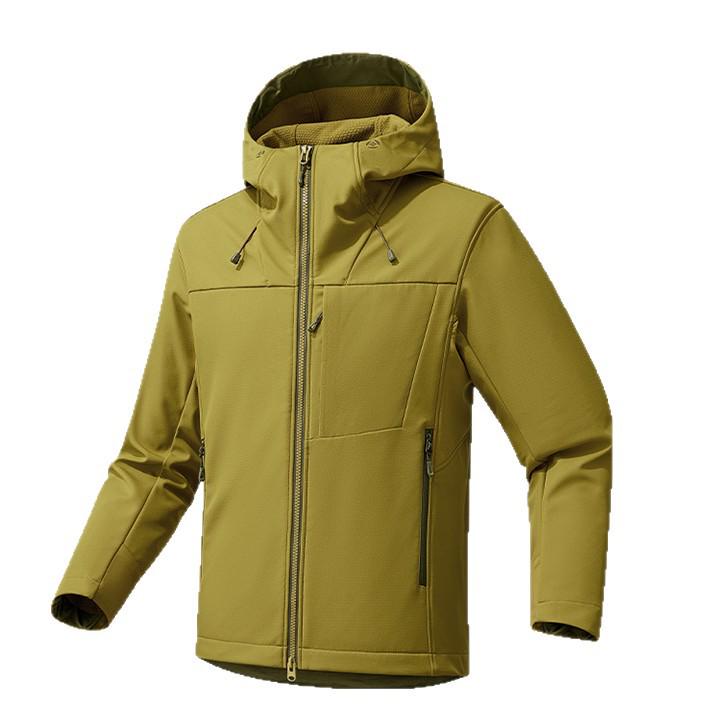 Wodoodporna Miękka Kurtka Softshell dla Par - Ciepła Odzież Sportowa na Zewnątrz do Wędkarstwa, Kolarstwa, Alpinizmu