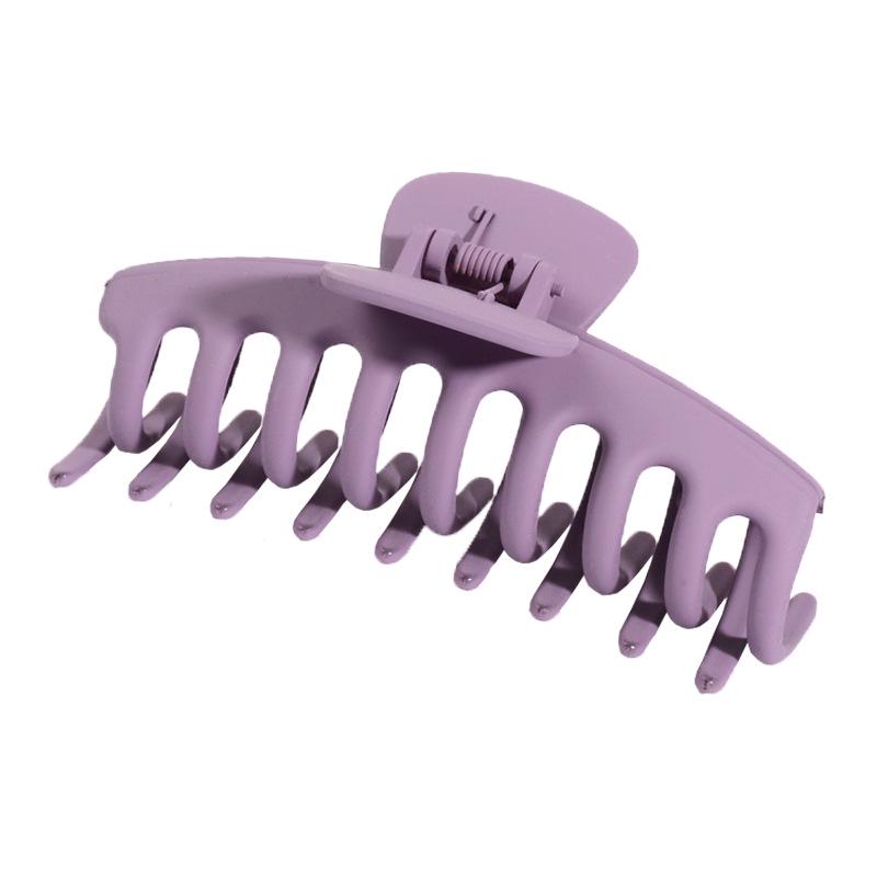 Frosted Large Acetate Hair Claw Clip - Back of Head Hair Grab Accessory