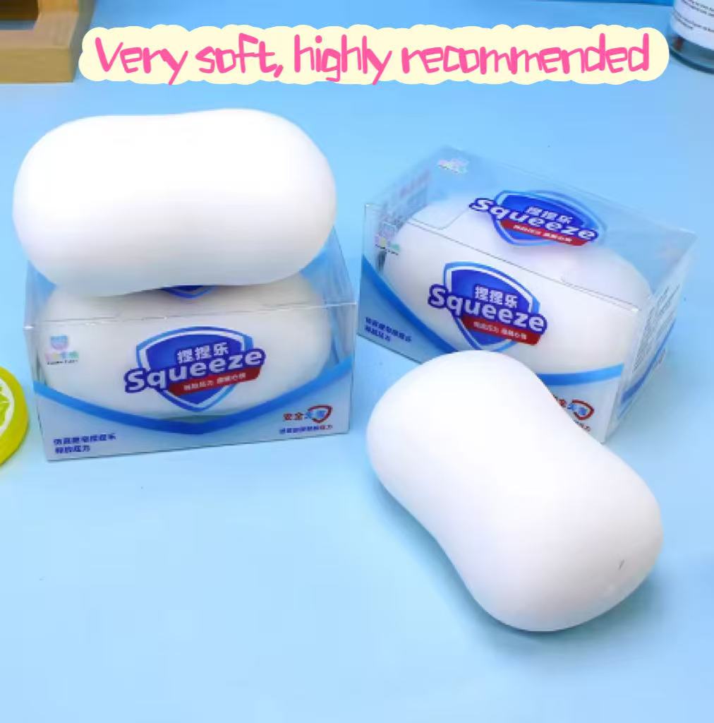 2026 Soap Ball Squishy Soap Stress Ball Fidget Toy Squeeze Ball Filled Anti Stress Toys for Adults