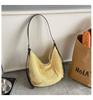 Stylish Large-Capacity Woven Beach Bag - Versatile Fashion and Daily Commute Underarm Accessory