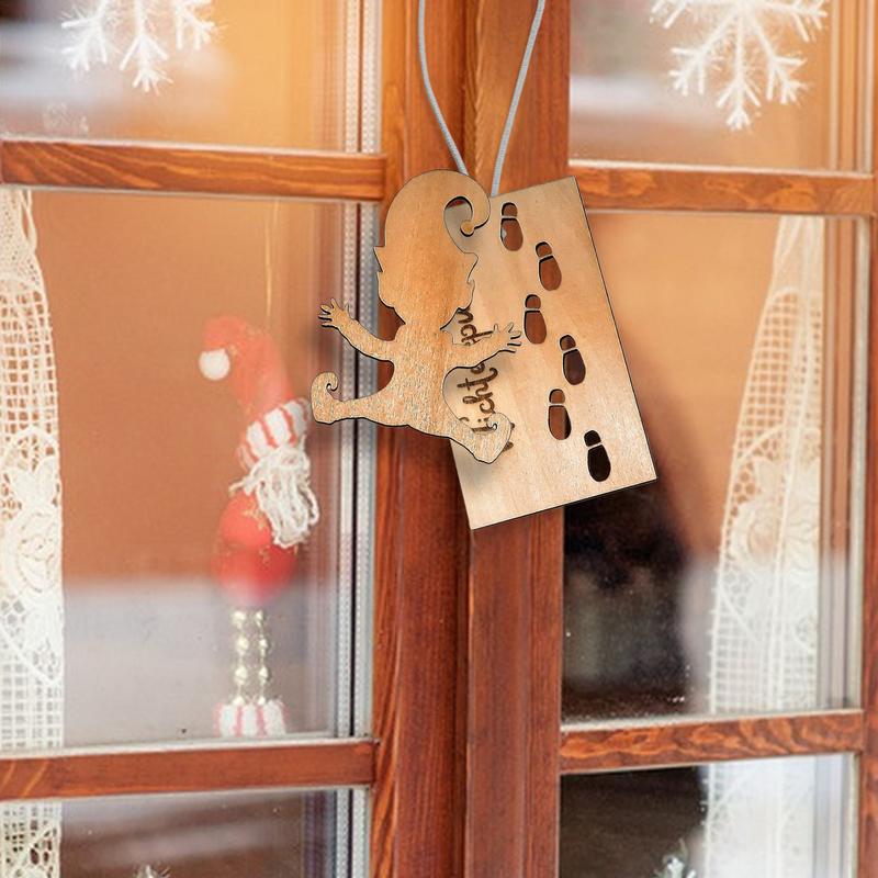 Christmas Gnome Template Footprints Gnome Shape Footprint Stencil Xmas Tree Ornament Window Floor Floors Walls Christmas Decor