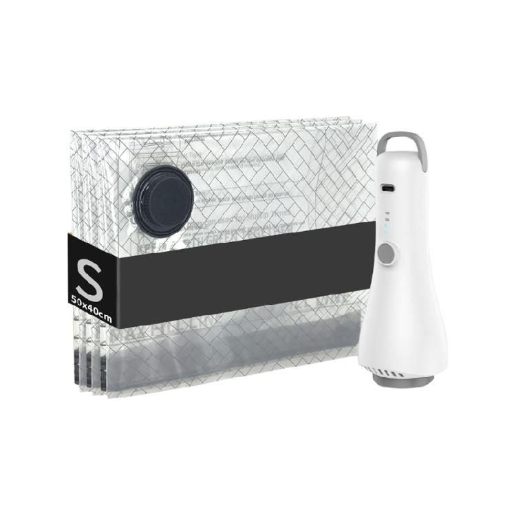 

Battery Powered Electric Pump Vacuum Storage Bags 9Pcs Pack For Home Travel And Space Saving