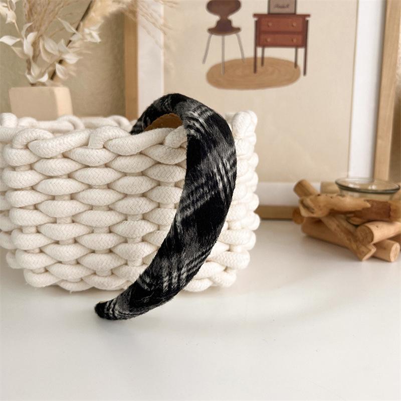 Korea Winter Warme Wollige Schwamm Haarband Gepolstert Mode Haaraccessoires für Frauen Mädchen Einfarbiges Stirnband Haarreif Kopfschmuck