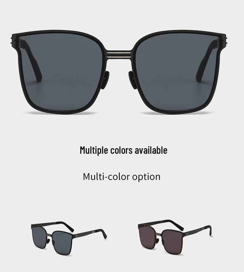 High-End Lightweight Folding Sunglasses with UV Protection for Men and Women - Perfect for Driving and Outdoor Activities
