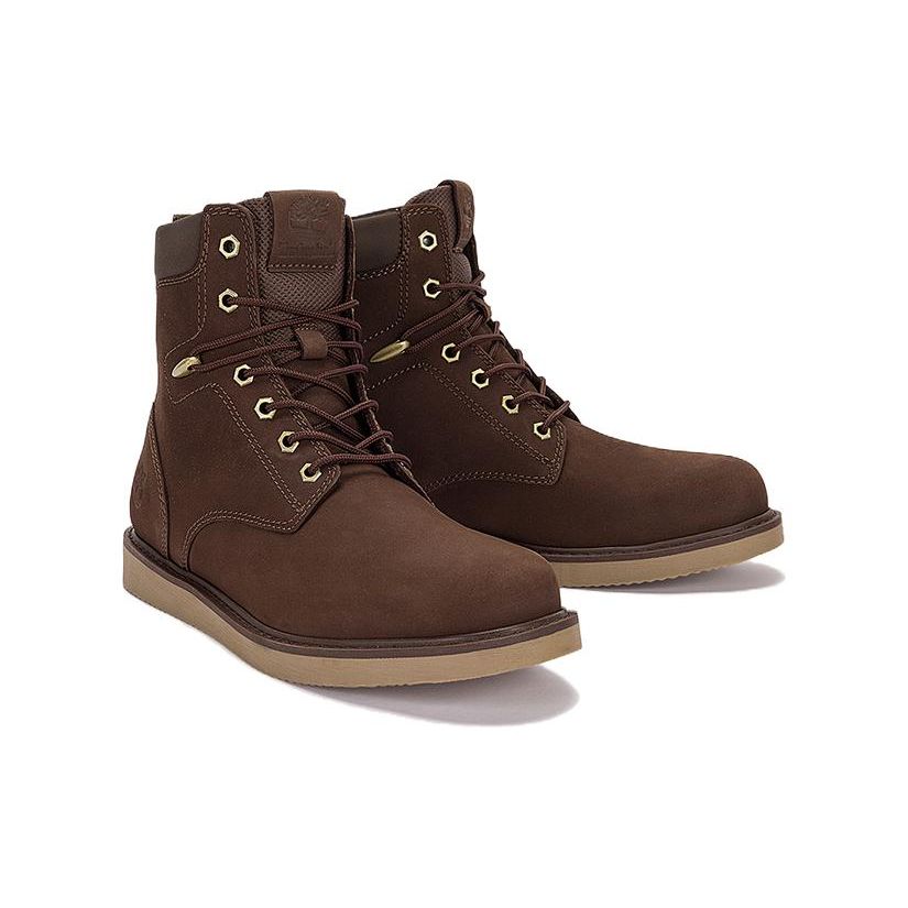 Timberland Comfortable Lightweight Mid-Calf Outdoor Boots Men Boots Dark-Brown A5Y2H