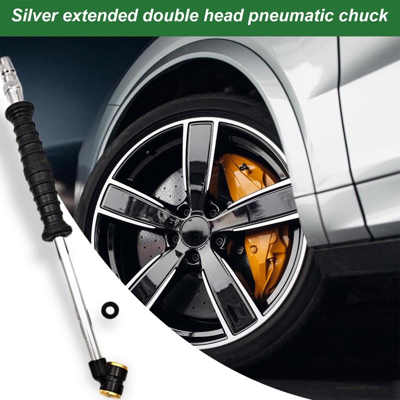 Däckluftchuck Kraftig Utökad Räckvidd Däckpumpchuck Stängd Kula Däckchuck Säkert Däckluftspåfyllningsverktyg För Stora Fordon