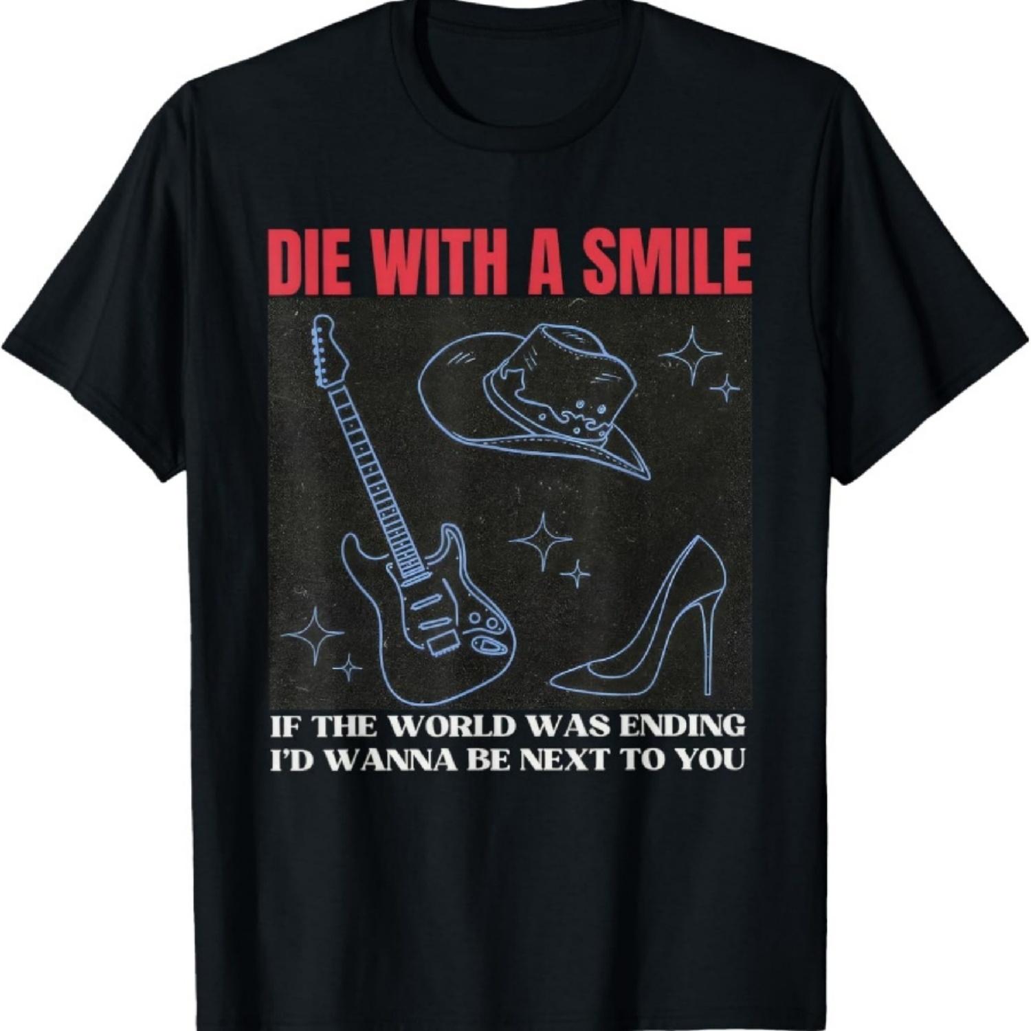 

Die With A Smile Men Women T-Shirt XXXXXL чёрный
