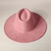 Fedora Suede do Pyrografii Kapelusze Rancherskie Puste Kapelusze Do Wypalania Wielokolorowe Kształt Serca Rondo Unisex Kapelusz Jazzowy Kapelusz Kościelny