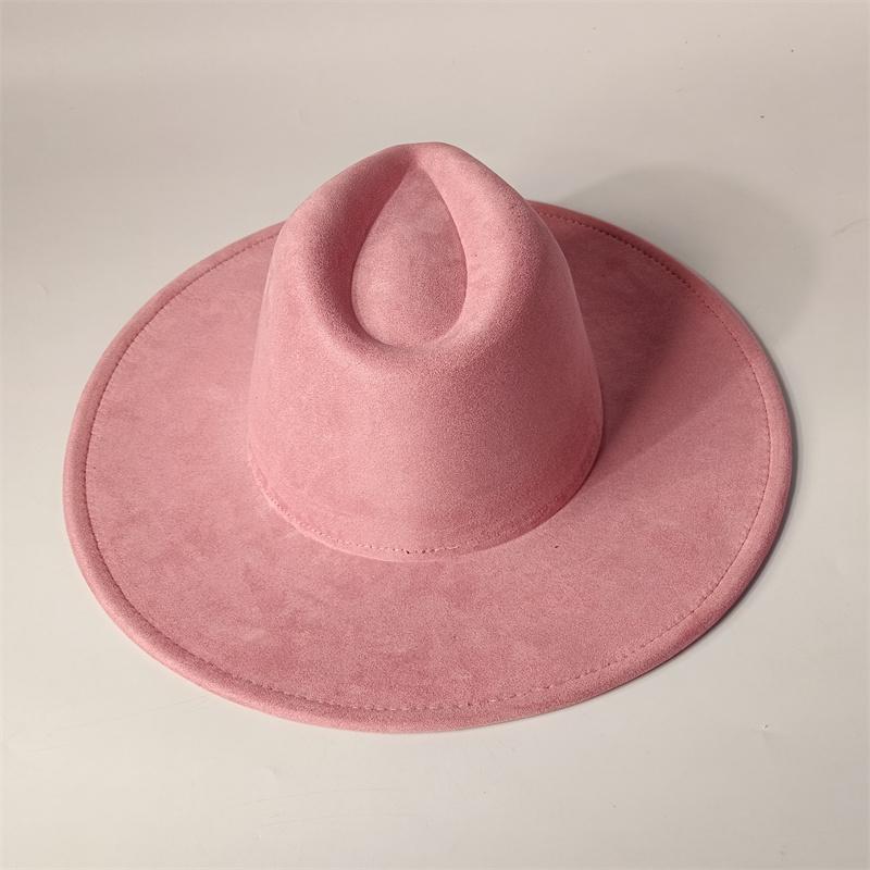 Fedora Suede do Pyrografii Kapelusze Rancherskie Puste Kapelusze Do Wypalania Wielokolorowe Kształt Serca Rondo Unisex Kapelusz Jazzowy Kapelusz Kościelny