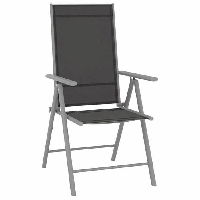 Maison Exclusive - Chaises pliantes 2 pièces Textilène Noir