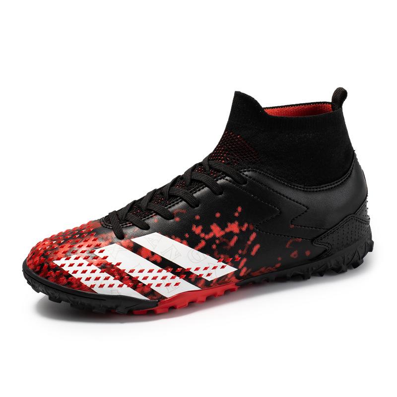 High-top football shoes raw adult artificial grass game training football shoes 35
