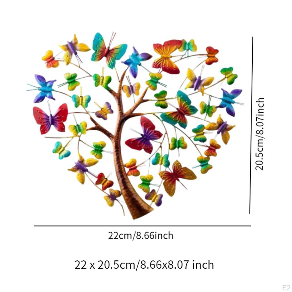 Metall Wandkunst Lebensbaum Handwerk Heimdeko Skulptur Dekoration für