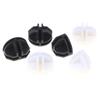 DIY Closet Shoe Rack Connectors 10Pcs Durable Plastic Cube Fasteners for Wire Grid Shelf Home Storage Organization