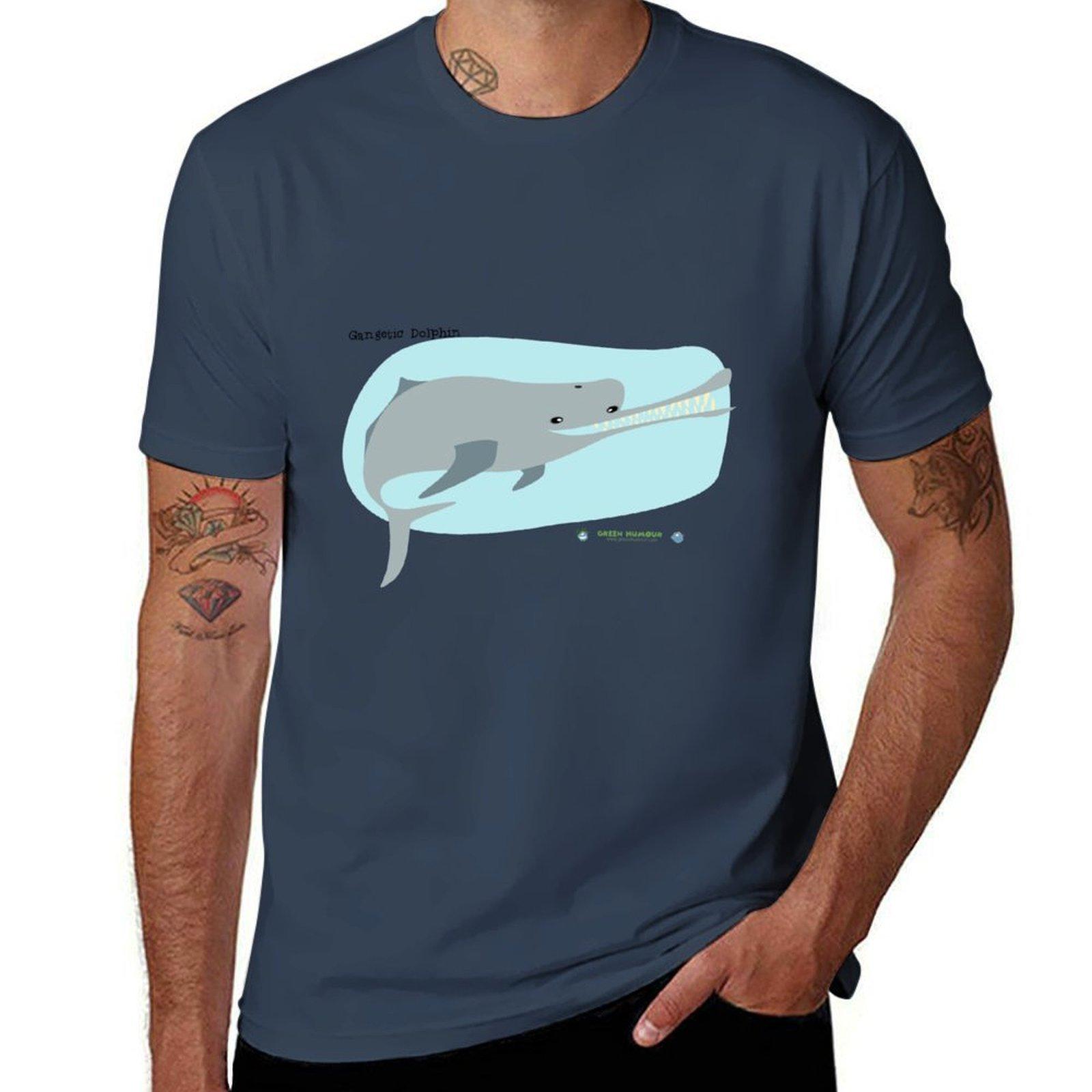 Dolphin Gangetic TShirt AntiPerspiration Workout Top S