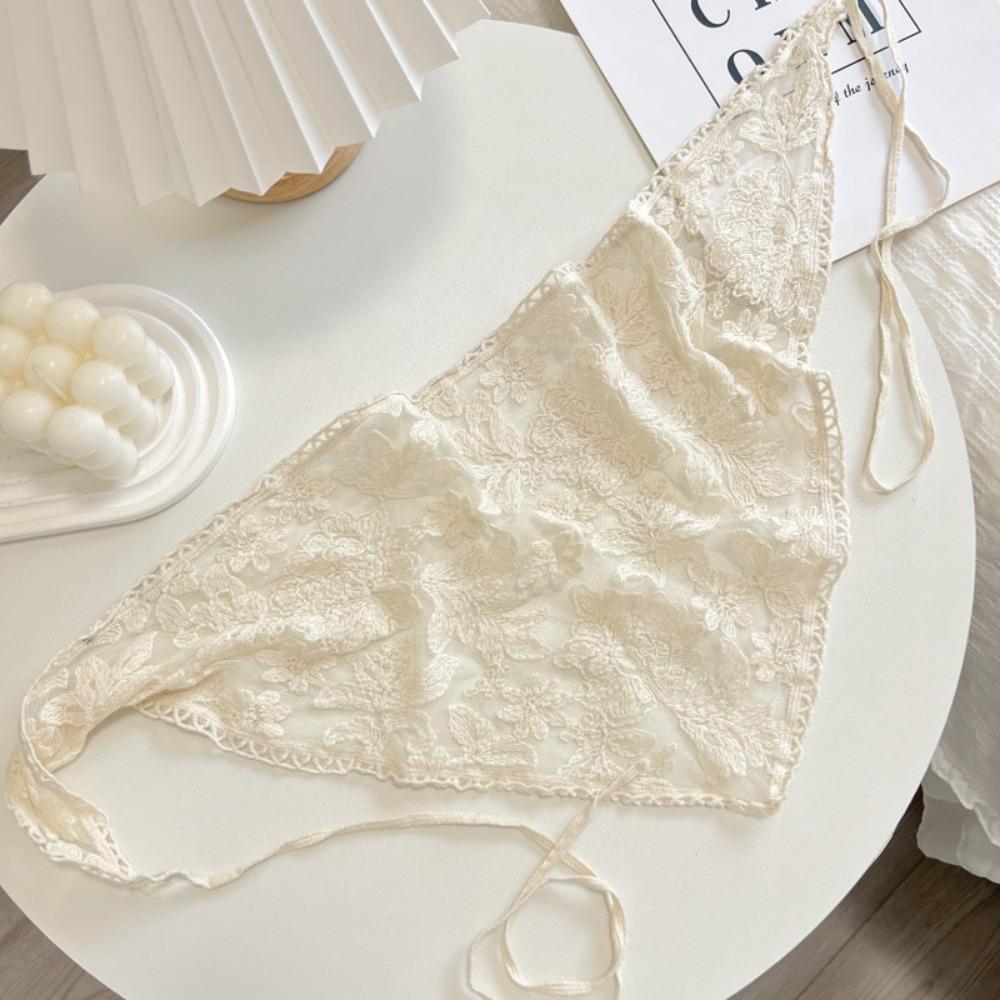 

Вышивка Фуляр Бандана Треугольный Шарф для Волос Повязка на Голову Винтажное Кружево Носовые Платки Девочка 2