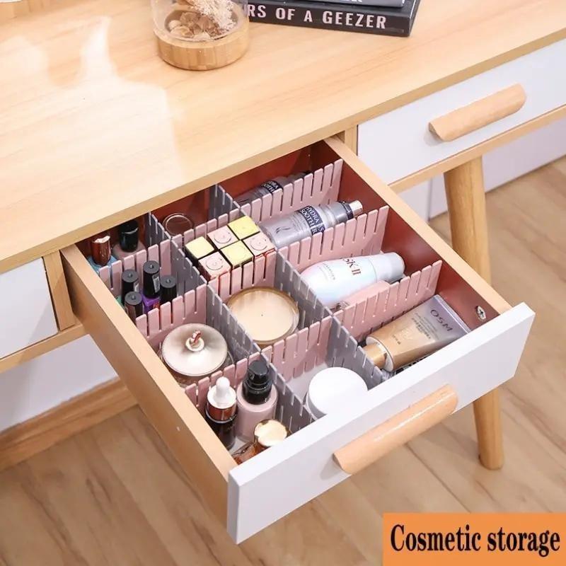 Top Quality Pink Divider Adjustable Household Storage Cabinet Combination Underwear Socks Sundries Cajones Escritorio Drawer