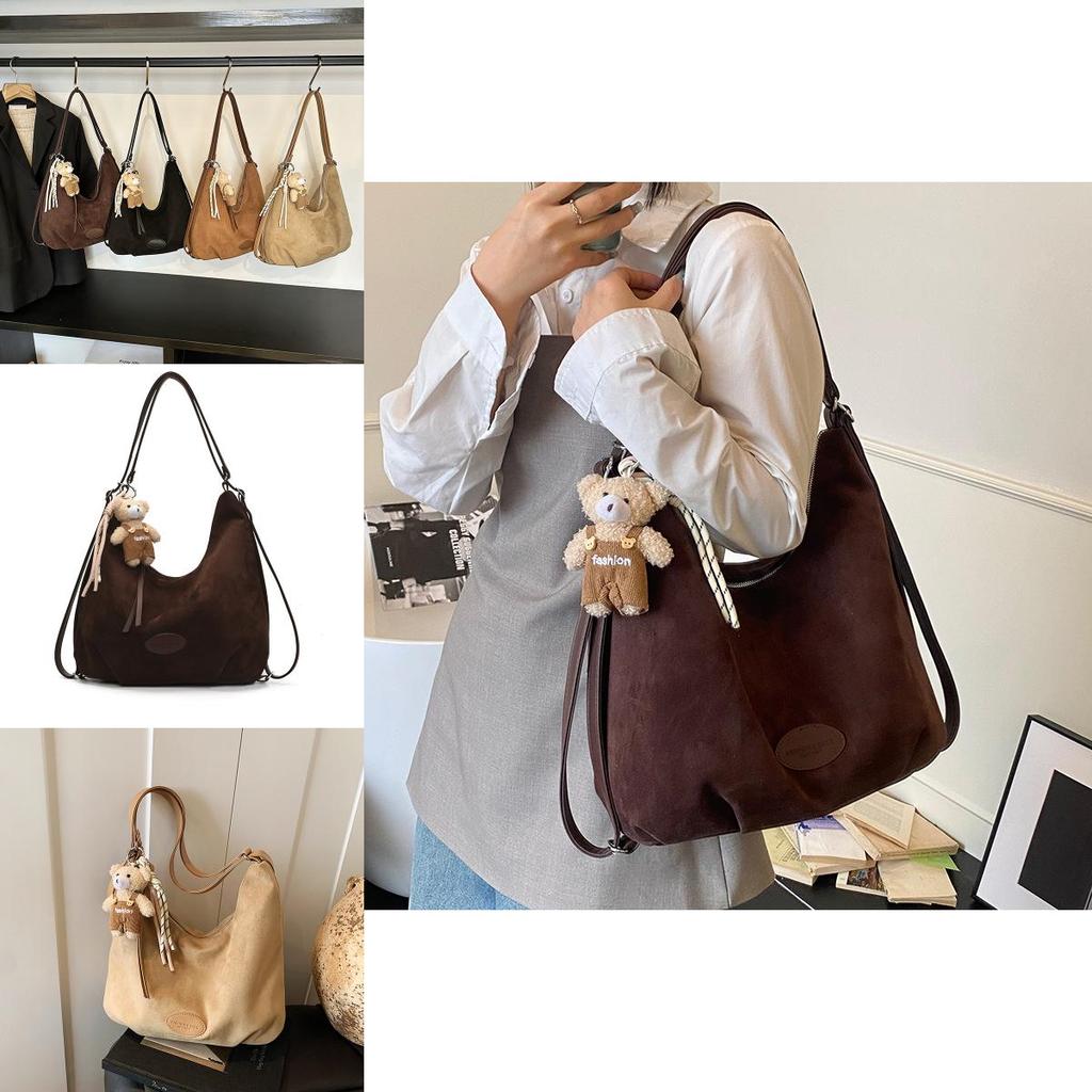 Pu Retro Minimalist Bag For Women Summer Casual Daily With Inner Zipper Pocket