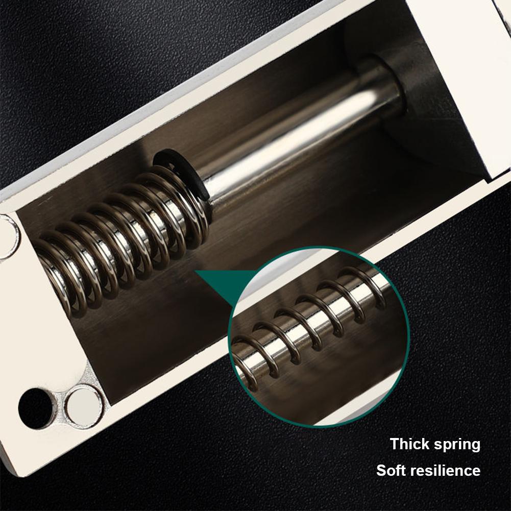 Telescopische deurstopper Veerbelaste zware stopper Metalen verstelbare positie met voetrem Wiggen voor deurbodemnaad