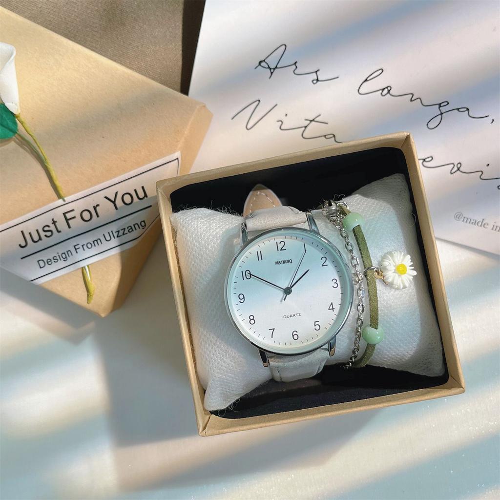 Watch Female Middle School Student Simple Mori College Style Small Fresh Retro Hong Kong Style Casual Literature And Art