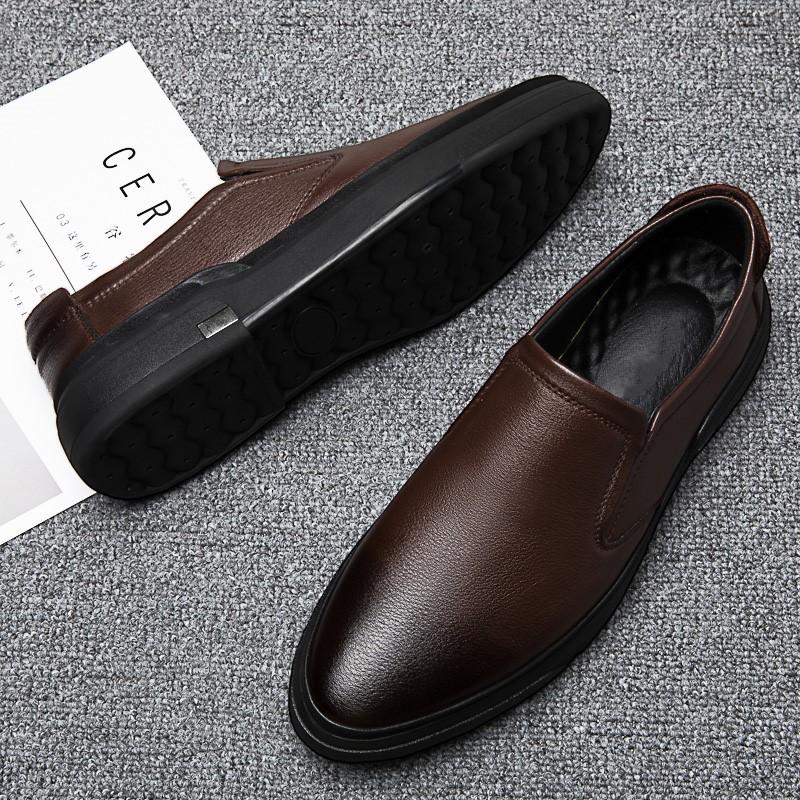Luxury Brand Spring Men Loafers Genuine Leatherr Mocasines Top Quality Slip-On Flats Classic Driving Shoes Leisure Walk Footwear