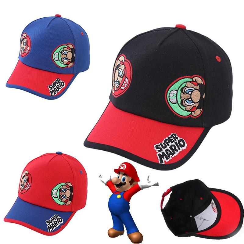Super Mario Baseball Cap For Kids, Cartoon Duckbill Hat For Boys And Girls, Fashionable Sun Hat