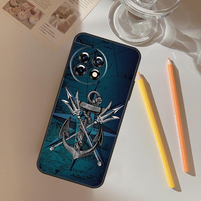 Anchor Sea Beach Funda For OnePlus 13 13R 12 R 11 9 10 Pro 8T 9RT 10T OnePlus Nord 4 CE 2 3 Lite N20 N30 Case