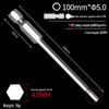 Hex S2 Strong Magnetic Screwdriver Bit Set for Pneumatic & Electric Drill