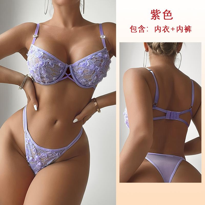 Multi-Style Kant Gaas Lingerie Set Bh Nachtjapon Combinatie Dames Nachtkleding Veelzijdige Verleidelijke Lingerie Collectie met Diverse Stijl Opties