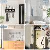 6PCS Large Black Coat Hooks, Heavy Duty Wall Mount, for Hanging, Backpacks, Bathroom, Mudroom, Entryway