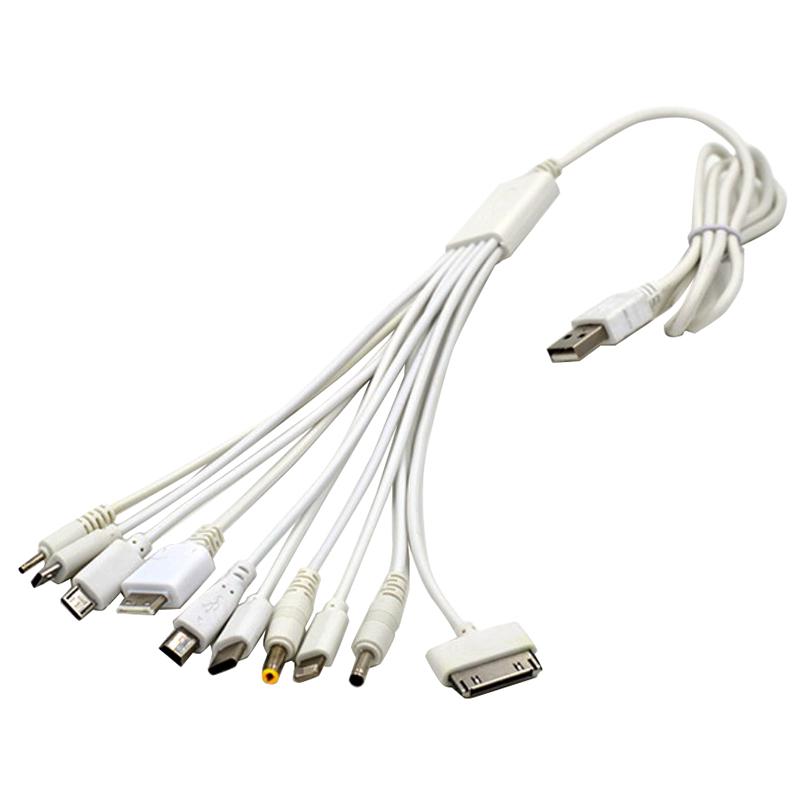

New 10in 1 USB Multi-Function USB Charger Cable Adapter For PSP, Mobile, For IPod, For IPhone Multifunction USB Charging Line
