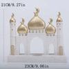 Middle Eastern Style Mosque Islamic Desktop Ornament Kaaba Dome Decorative Crafts  Table Decor