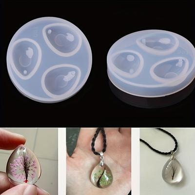 1pc DIY Silicone Pendant Water Drop Mold Resin Casing Craft Jewelry Making Tool Silicone Mold