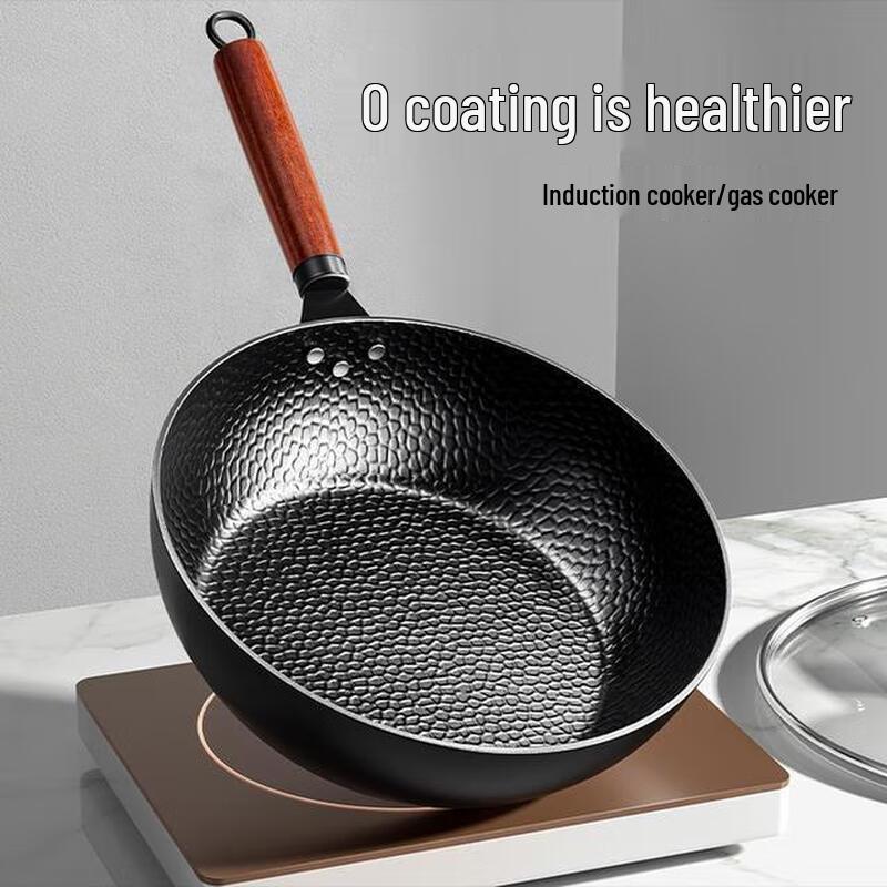 

Triangle Dragon Non-stick Flat-bottom Iron Wok