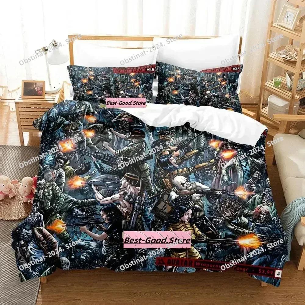 Comics Extinction Parade Bedding Set Cartoon Anime three-piece set Adult Kid Bedroom Duvetcover Sets funda cama infantil