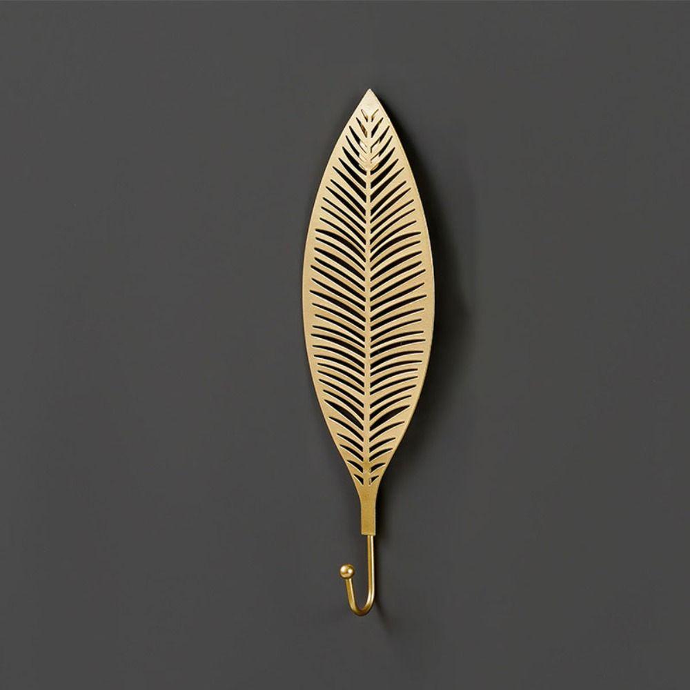 

Golden Clothing Hooks Ginkgo Biloba Leaves Ginkgo Leaf Coat Hook Decorative Hooks Home