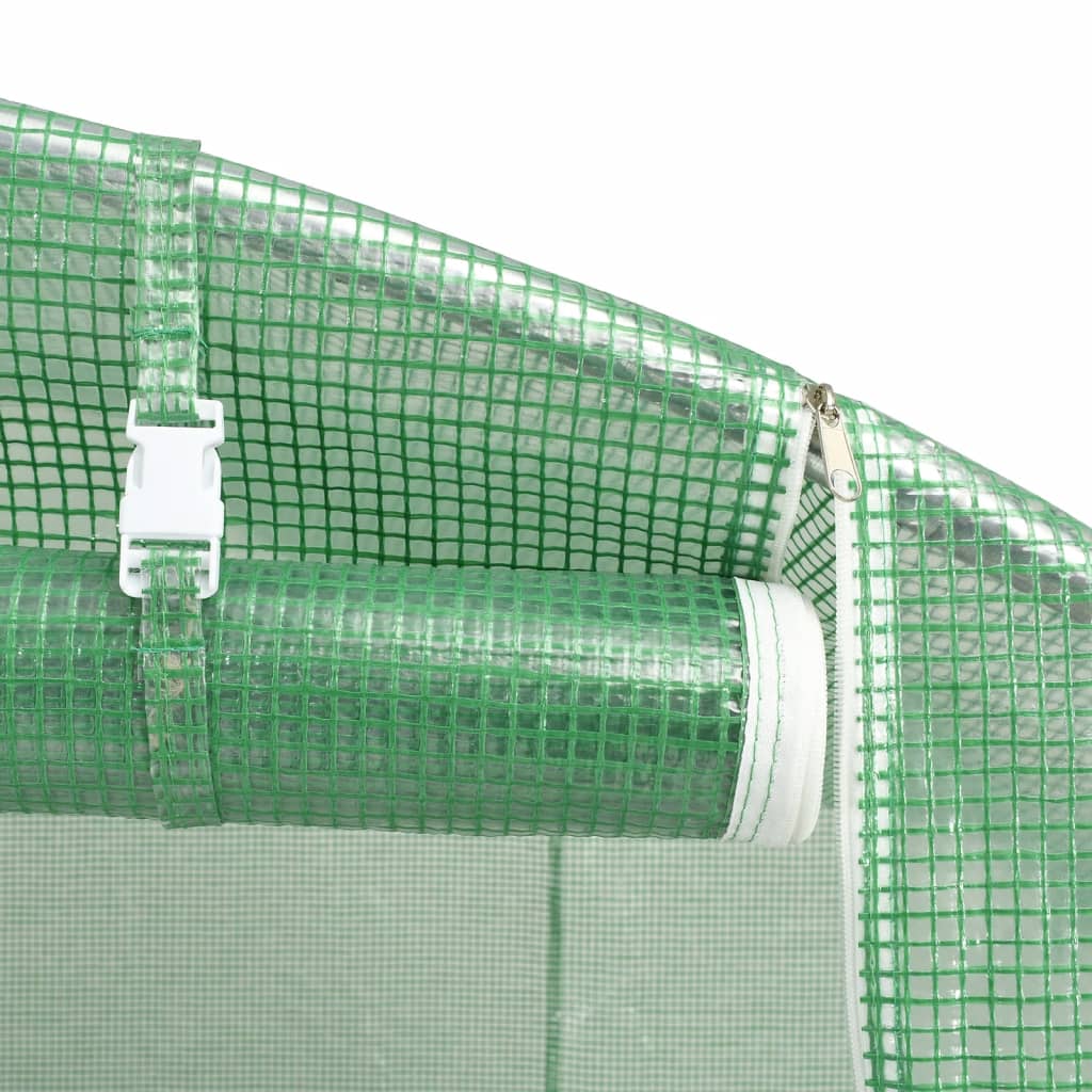 Vidaxl Szklarnia Ze Stalową Ramą, Zielona, 54 M², 18X3X2 M
