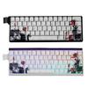 Japanese Style MXes Keycaps 65 Percent Layout OEM Profile PBT Material Dyes Sublimations for GK68 RK68 Keyboards
