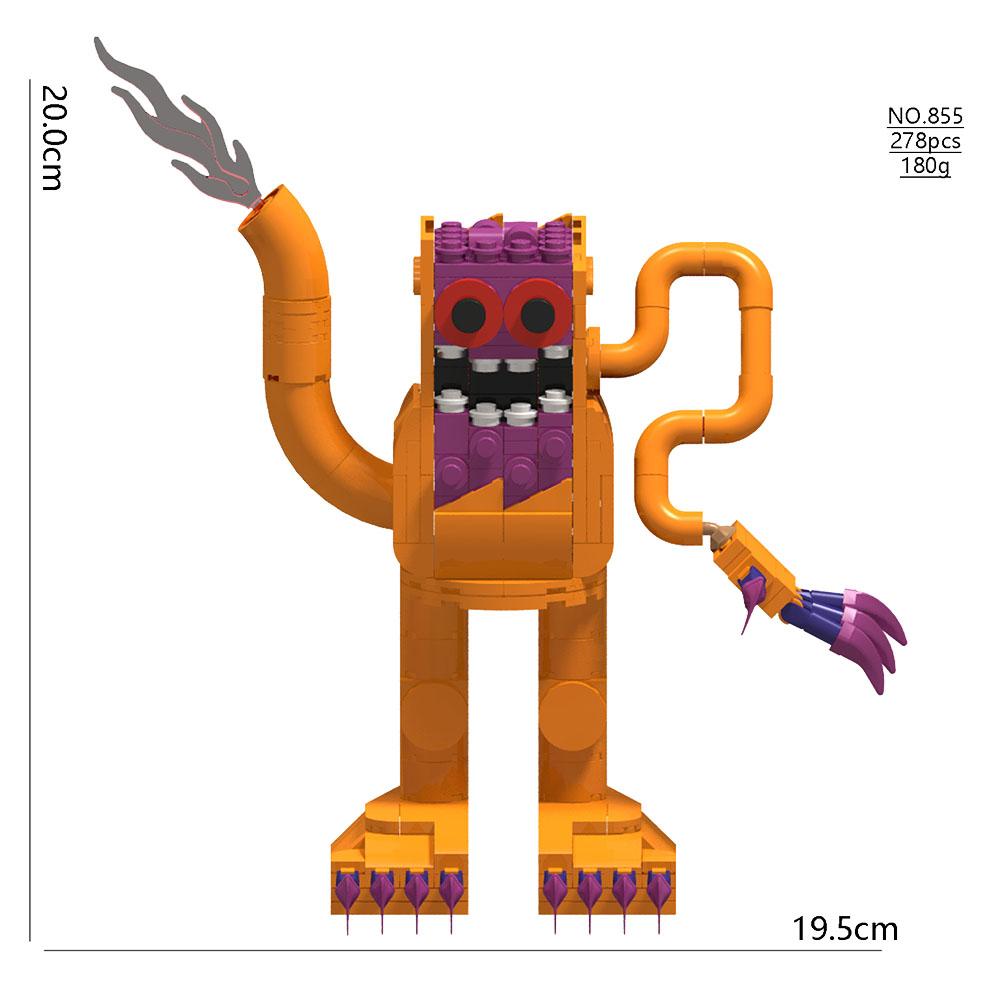 Italian Brainrot Animal MOC Building Block Tung Tung Tung Sahur Wheel Frog Elephant Tree Monster Monkey Toy Desk Decoration Q064