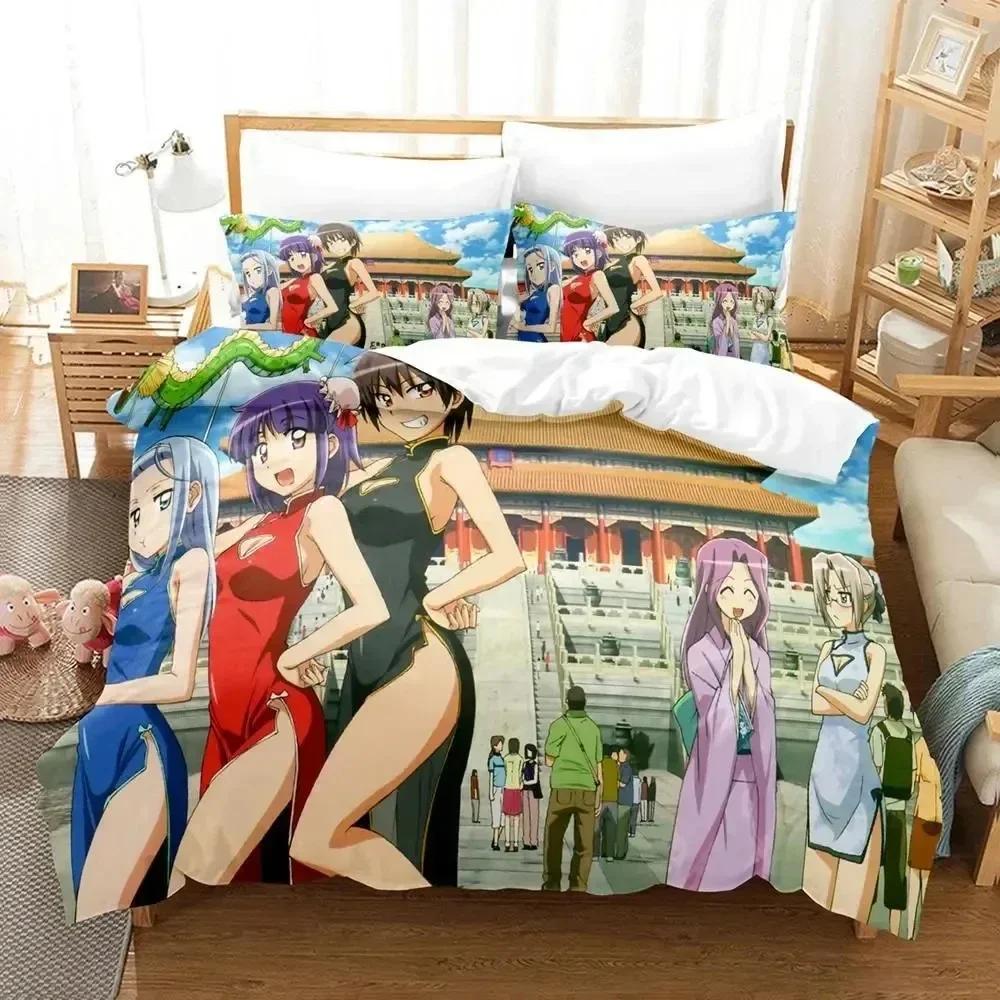 Anime Hayate the Combat Butler Bedding set Printed Duvet Cover Pillowcase Single Double Queen Super King Size Sets