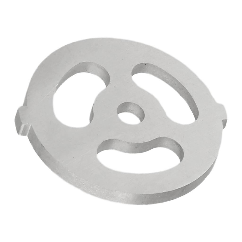 55MM Edelstahl-Mahlplatte, Glattes Kantendesign, Lebensmittelechtes Material, Geeignet für Haushaltsfleischwölfe