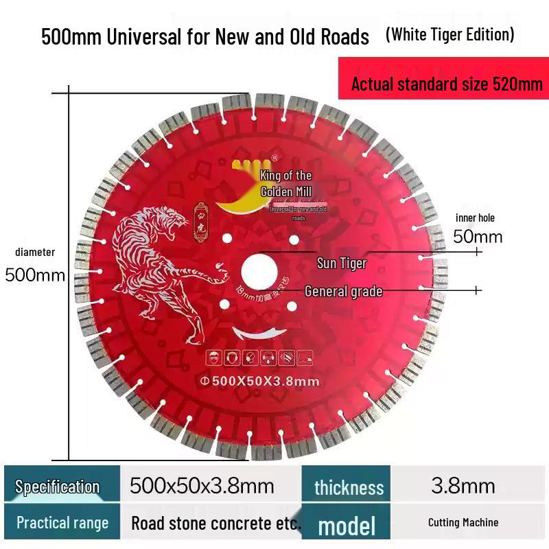 Diamond Saw Blade for Concrete, Stone, Marble & Cement - 300/400/500 mm