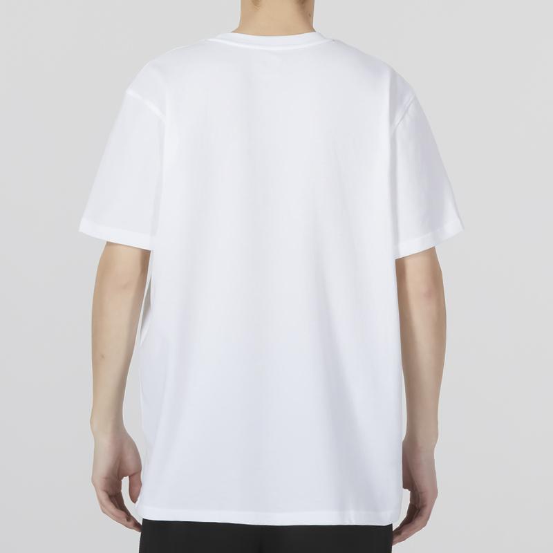 Under Armour Solid Color Sports Running Training T-Shirt Short Sleeves Men Tops White 1373997-100
